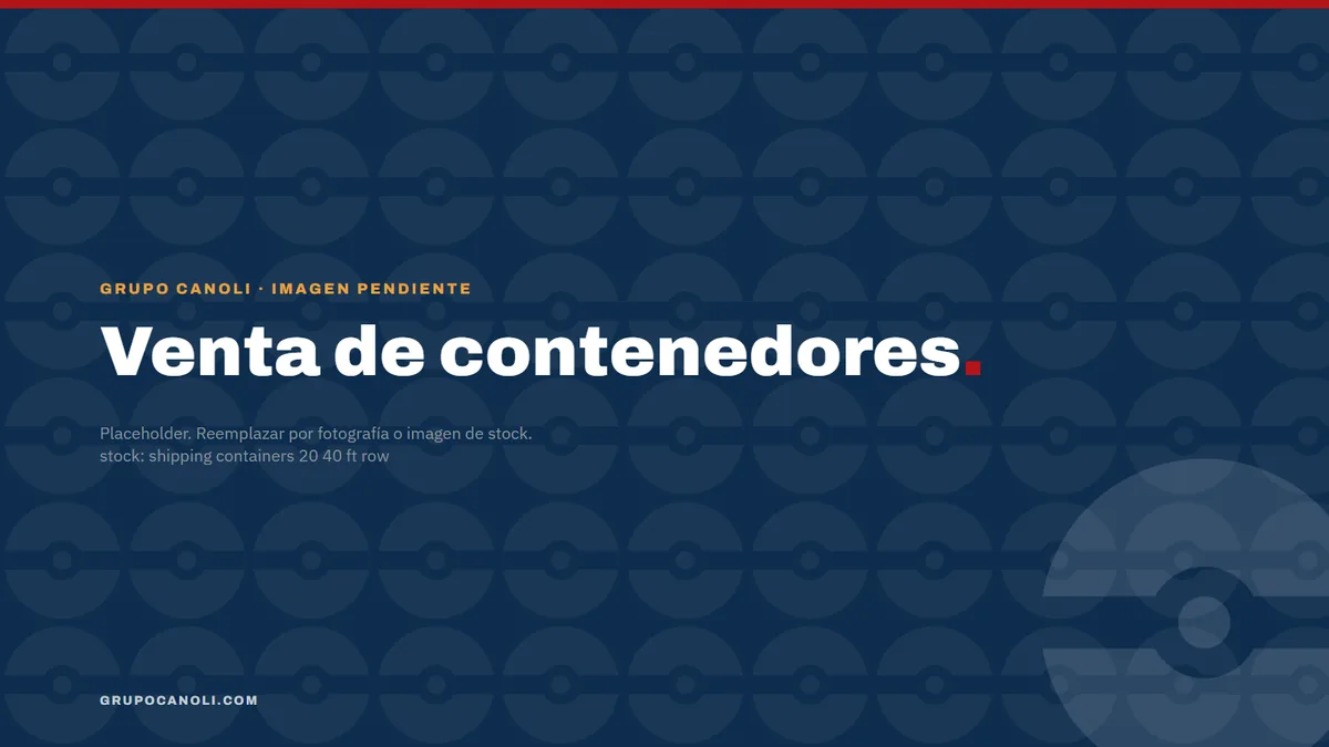 Venta de contenedores